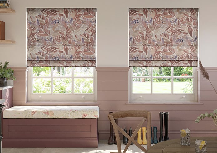 Acer, Mauve - Motorised Roman Blind - Image 3